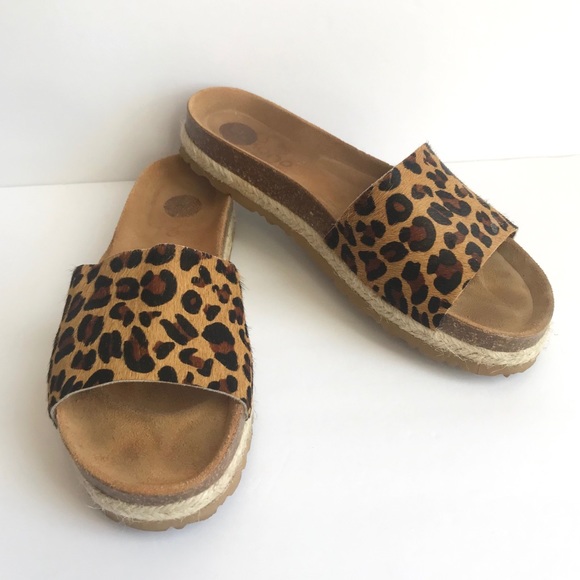 yokono leopard sandals
